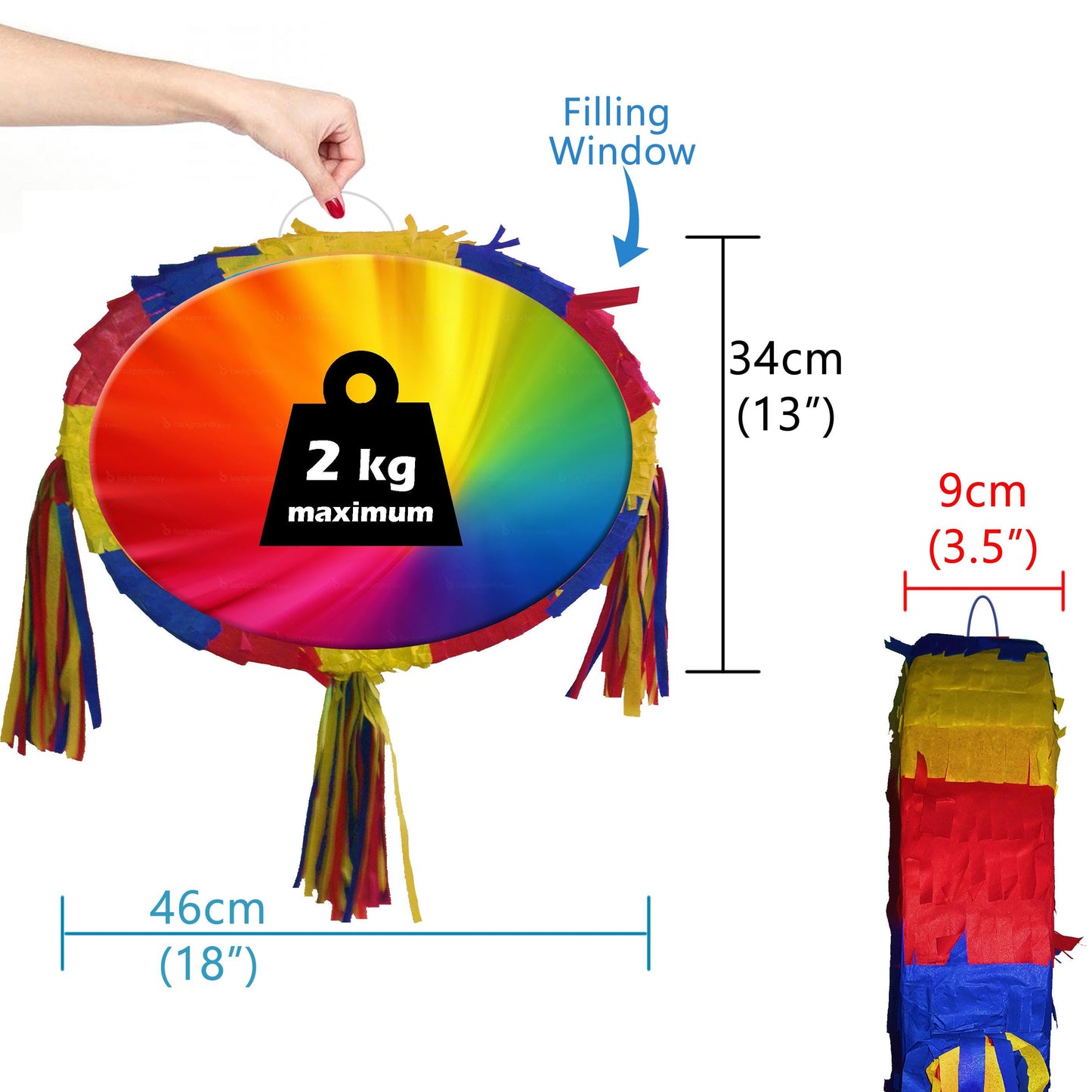 USA Pinata Oval theme party piñata Game Birthday celebrate Remembrance Day America United states US Old Glory Stars Juneteenth Independence