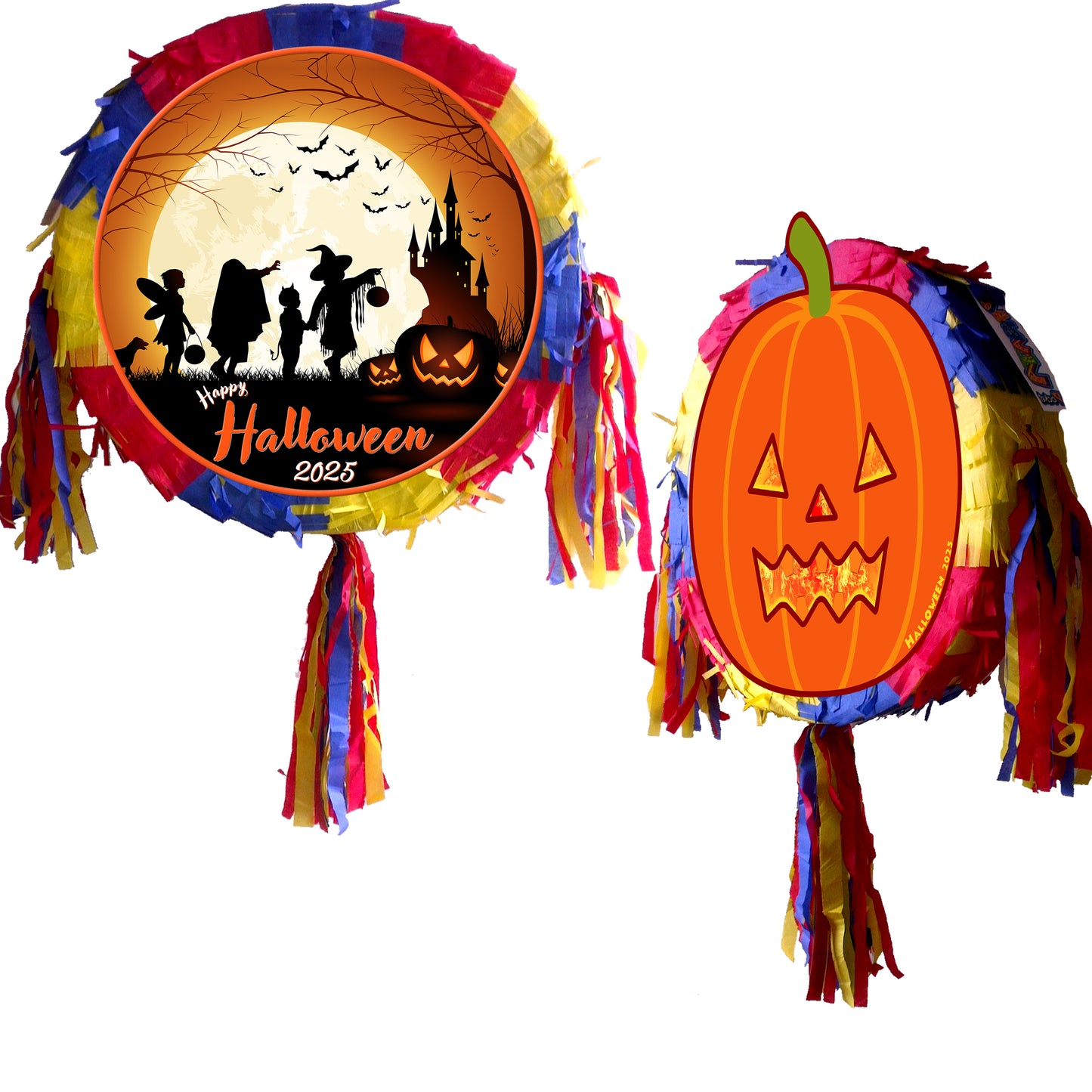 Halloween 2025 Piñata set theme Party pinata supplies birthday stick blindfold Scary Creepy happy pumpkin game trick or treat good Friday UK