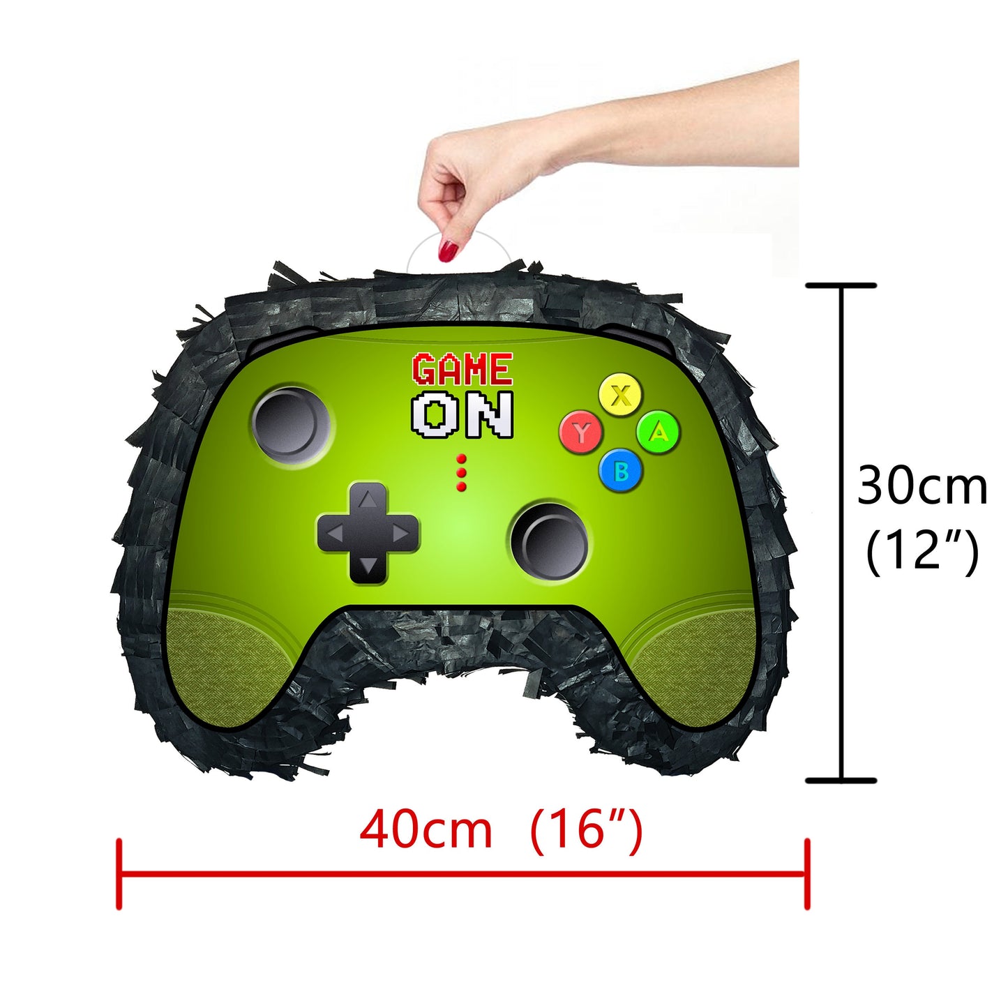 Remote Piñata Party theme pinata video game supplies happy birthday switch controller joystick control gamer Doofer gear stick Clicker stick