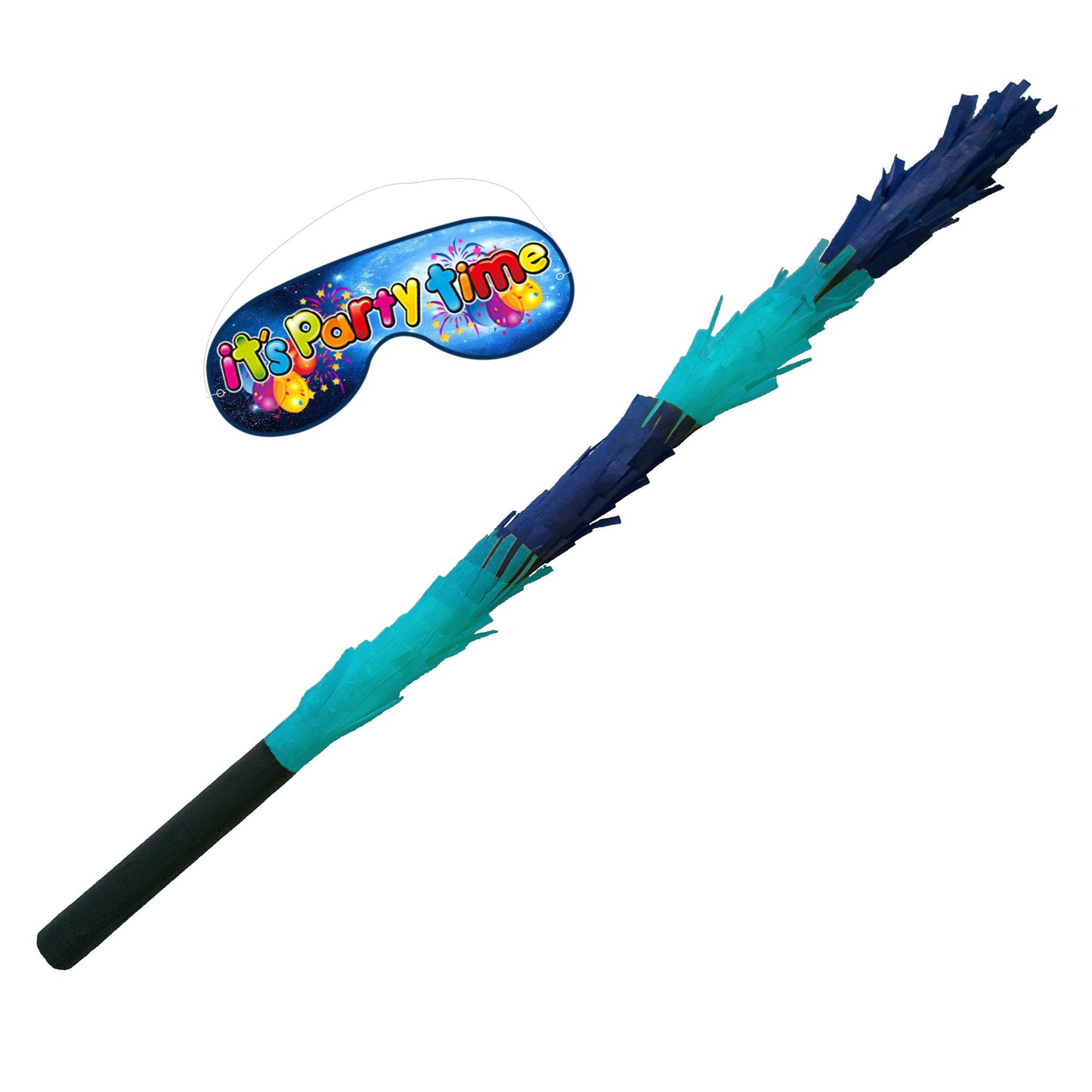 Blue and Sky Stick for Pinata smashing party game Piñata Hitting bashing bat baton blindfold fun Bright colours Boys Kids