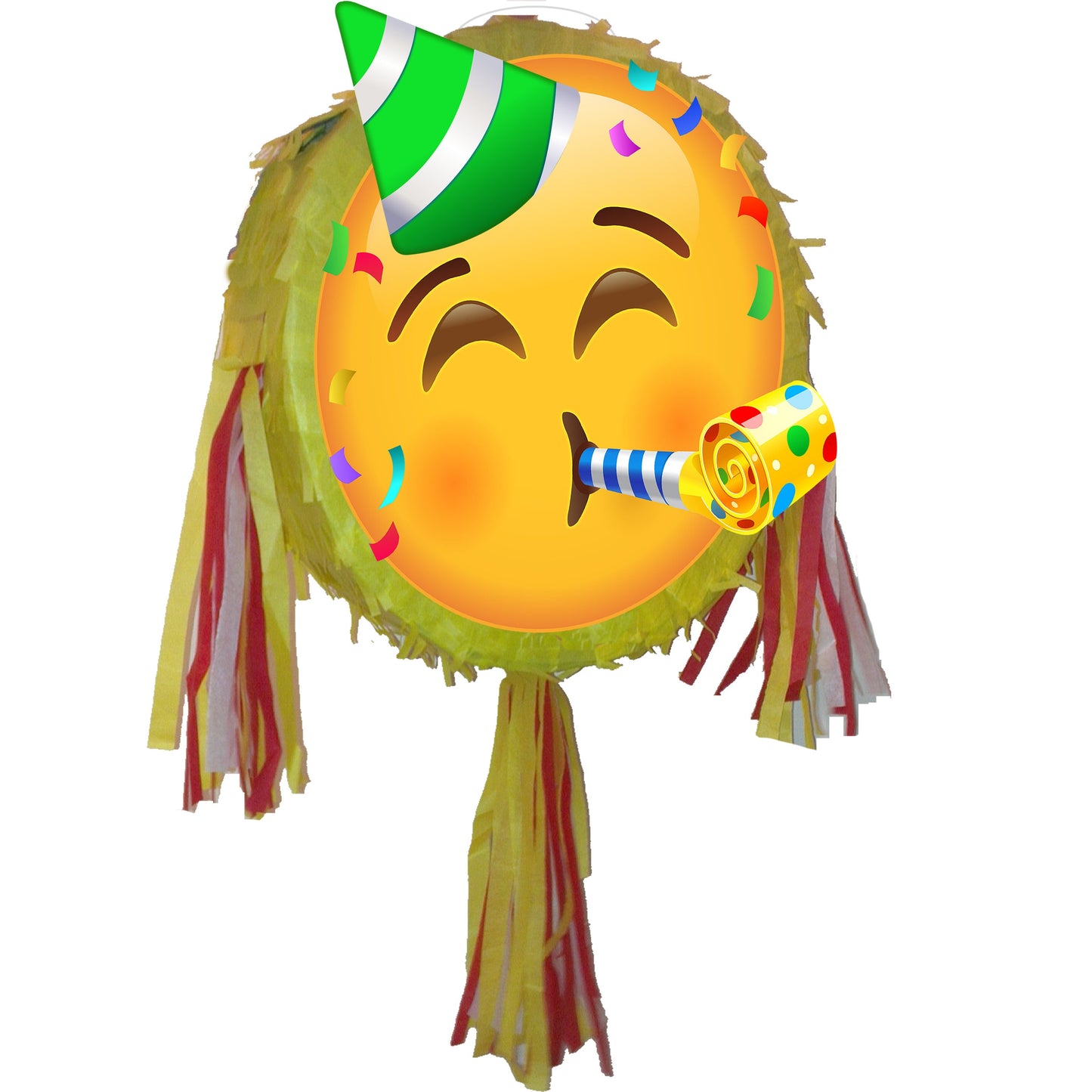 emoji party Pinata Round emoji theme piñata supplies happy Birthday Smash Game unisex greeting emotion Face UK moji funky celebrate enjoy