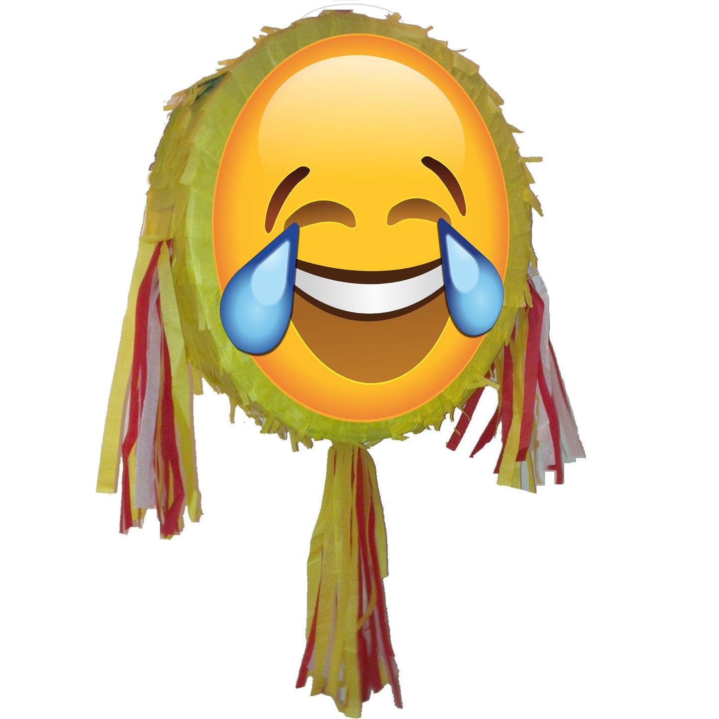 lol Joy Pinata Round emoji theme piñata party supplies happy Birthday Smash Game unisex greeting emotion tears loud Face laughing hard funny