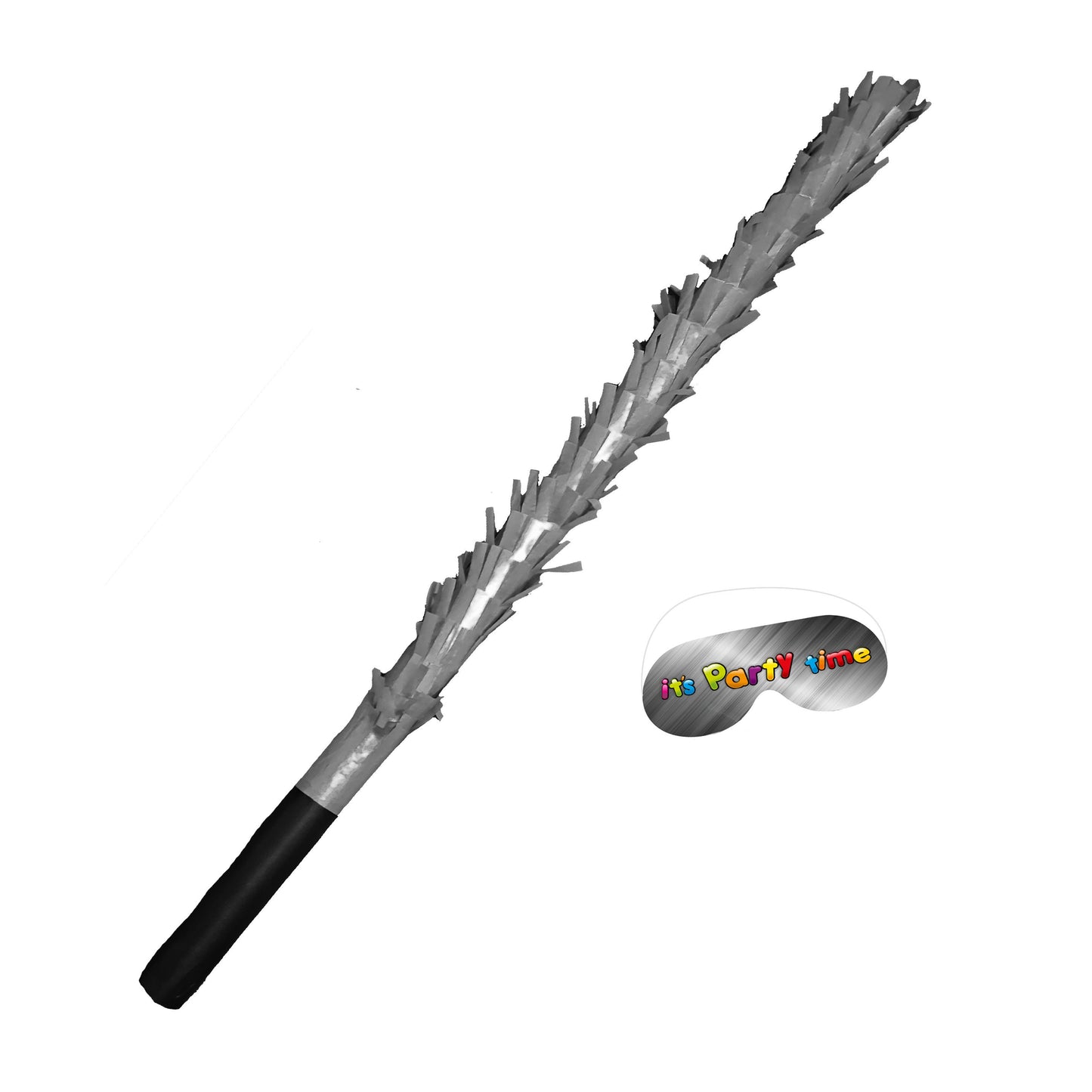 Gold Silver Stick for Pinata smashing party game Piñata Hitting bashing bat baton blindfold fun Bright colours Girls Kids Metallic