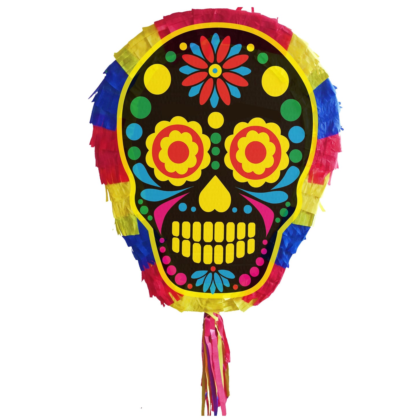 2025 Skull Piñata with stick Party pinata supplies birthday blindfold Scary Creepy happy game trick or treat Calavera UK Halloween theme