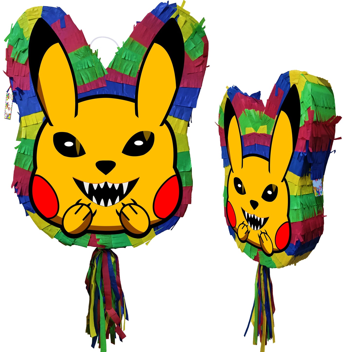 Scary Piñata with stick Party pinata supplies birthday Creepy happy game trick or treat Halloween theme Pikachu Pokémon go poke ball 2025