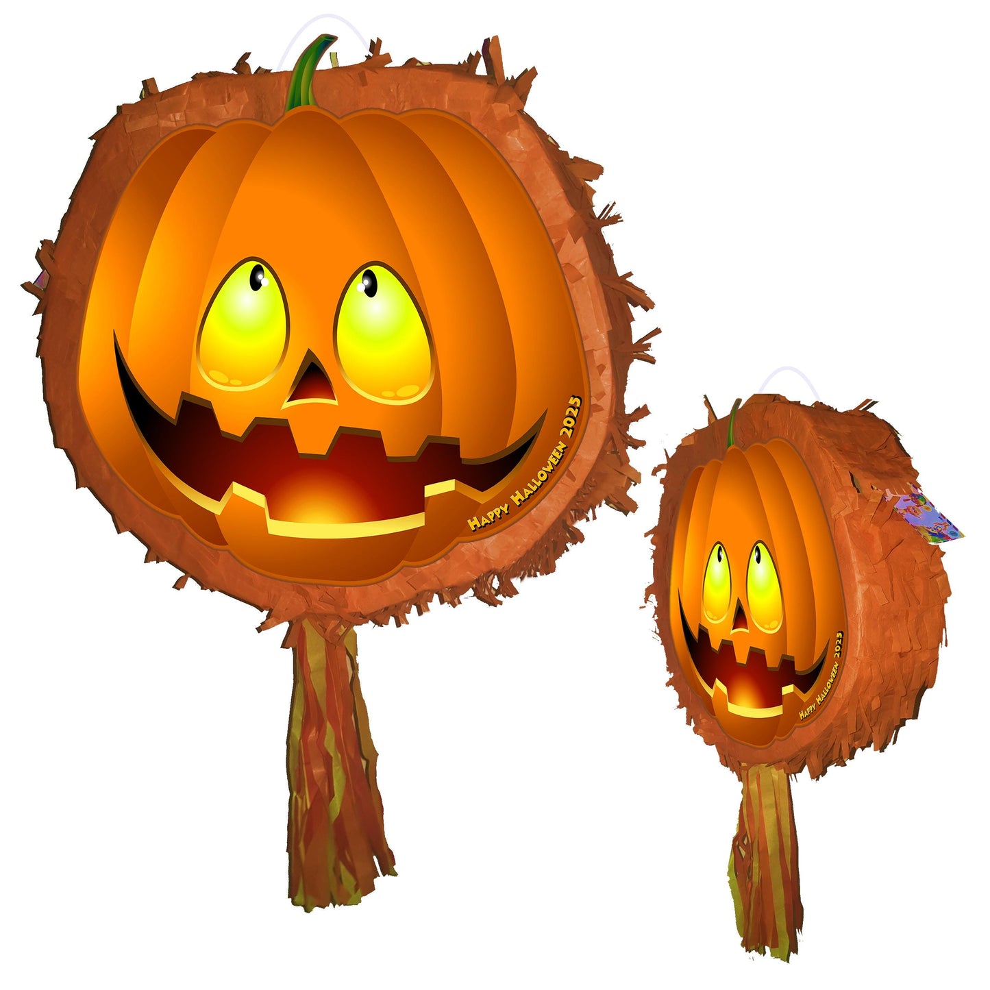 2026 pumpkin Piñata with stick Halloween theme Party pinata supplies birthday blindfold Scary Creepy happy game trick or treat good Friday